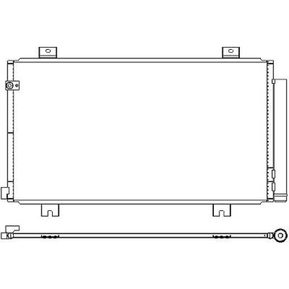 80100TGNG01 KONDENSATOR HONDA CIVIC X 06/2017 DCC2026