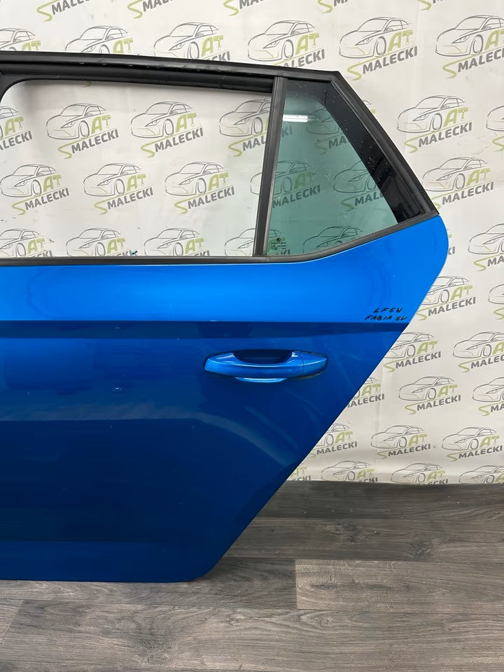 Türe Tür Hinten Links Skoda Fabia III 6V Modell Farbe LF5W