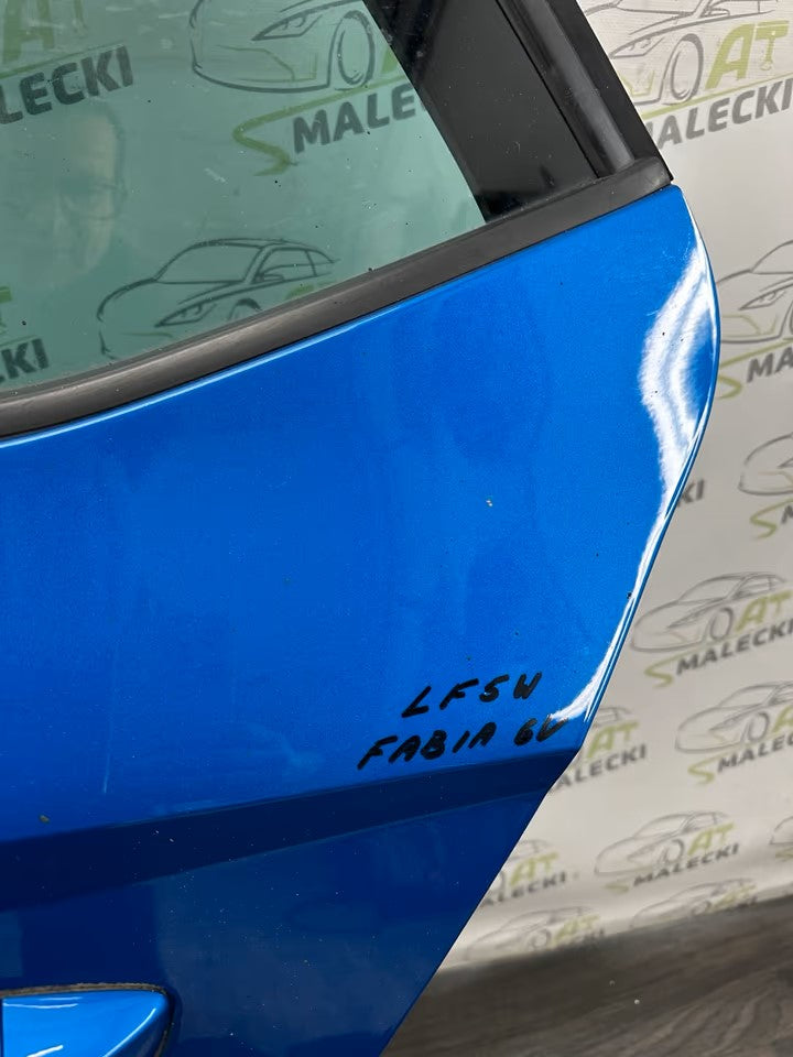 Türe Tür Hinten Links Skoda Fabia III 6V Modell Farbe LF5W