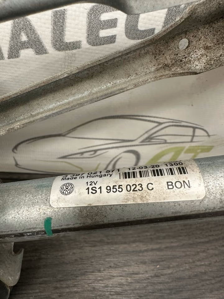 Wiper motor including linkage Vw Up Seat Mii Skoda Citigo 6R1955119