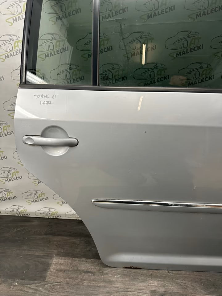 Türe Tür Hinten Rechts Vw Touran 1T Modelle Farbe LA7W Silber