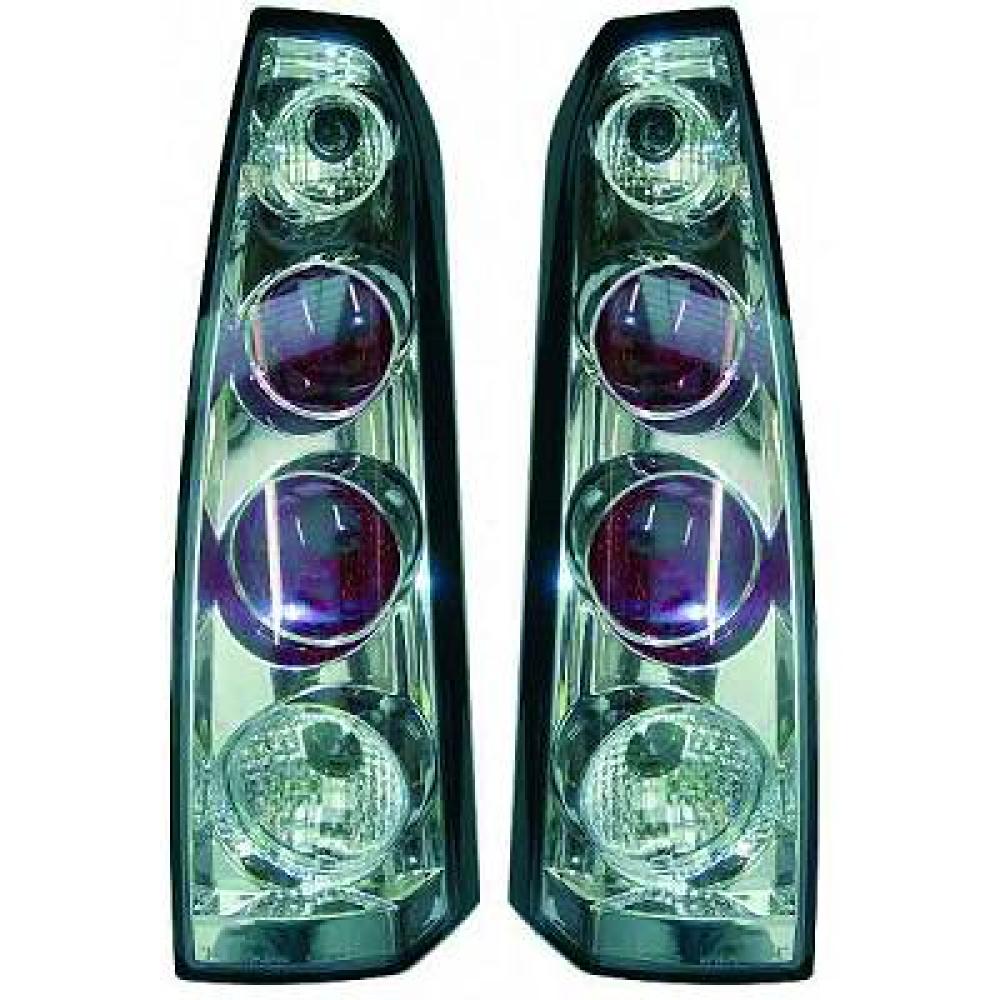 nan DESIGNRÜCKLAMP.SET MERIVA, 03-10 KLARGLAS/CHROM 1875195