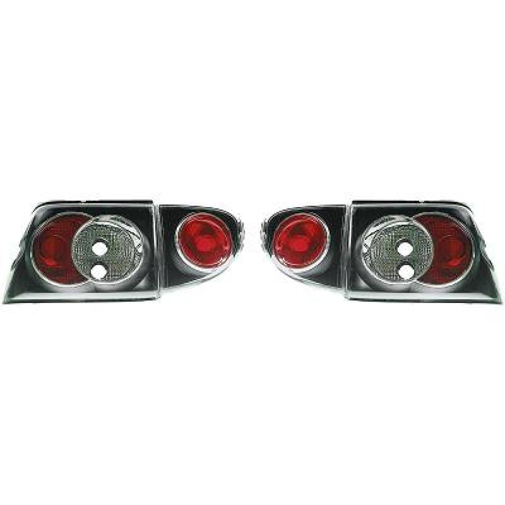 nan DESIGNRÜCKLAMP.SET ESCORT, 95-00 SCHWARZ 3/5 TÜR. 1414195
