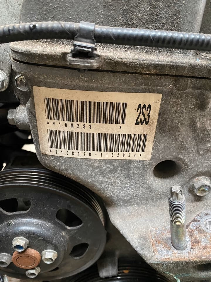 K12B Motor 1,2 Benziner Suzuki Splash Opel Agila 134000km