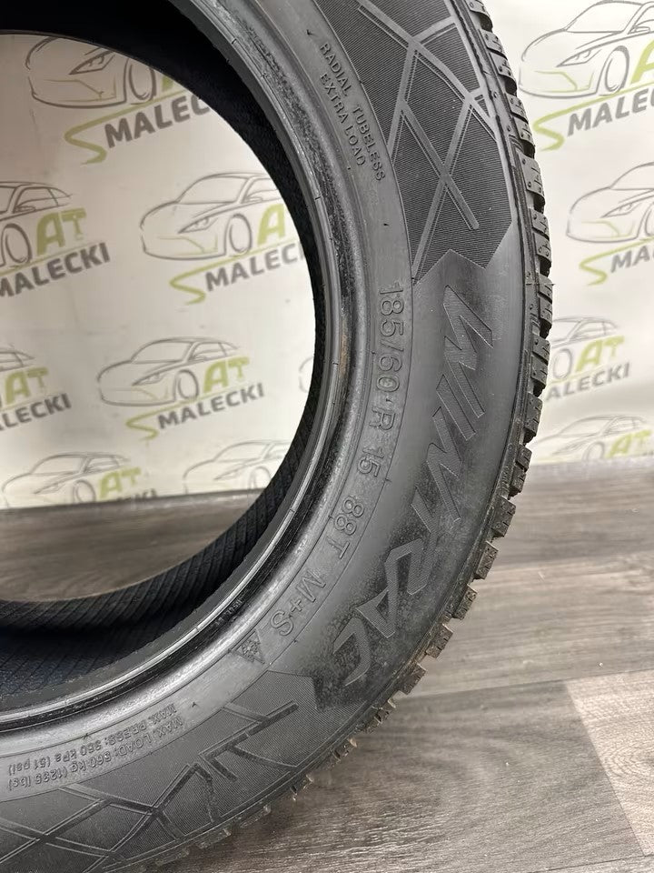1 Stück Winterreifen 185 60 R15 7mm Dot 4724 Gebraucht