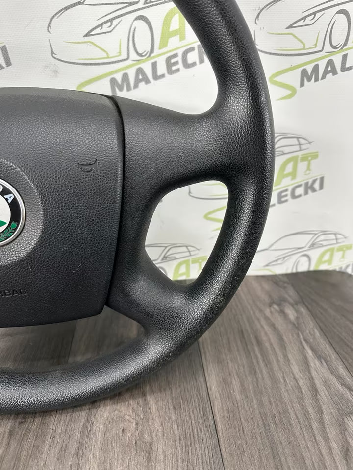 Lenkrad 4 Speicher Komplett Skoda Fabia 5J Modell 1Z0419091M