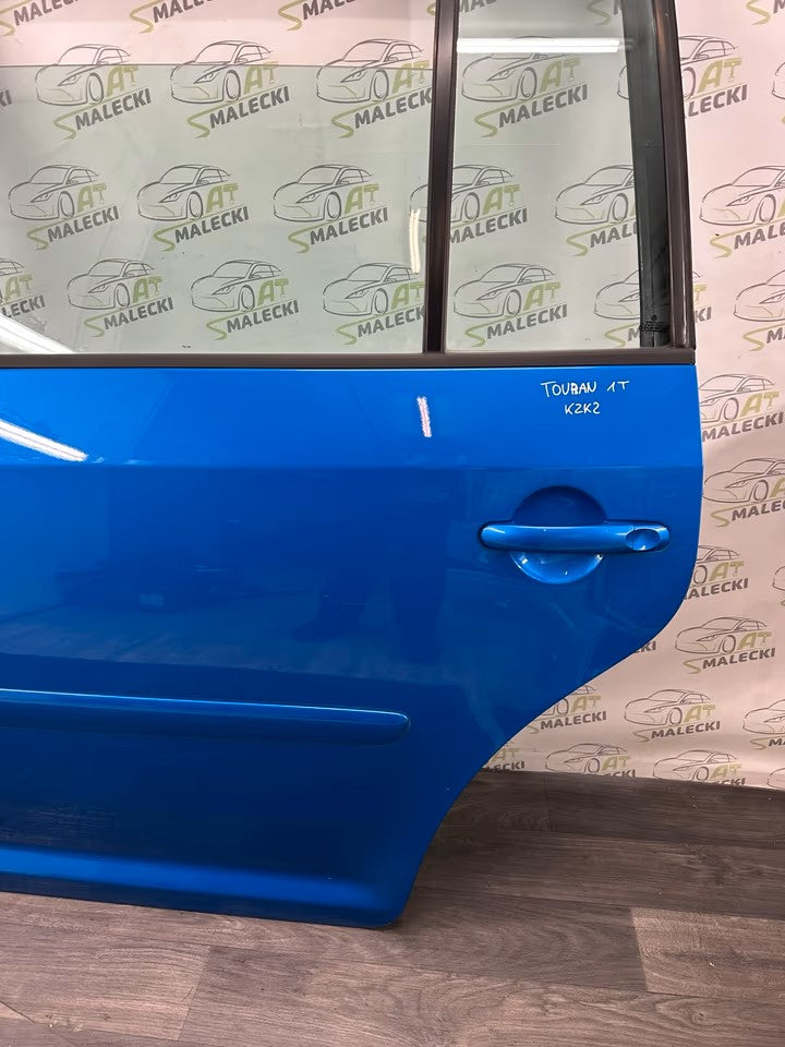 Türe Tür Hinten Links Vw Touran 1T Modelle Farbe K2K2 Blau