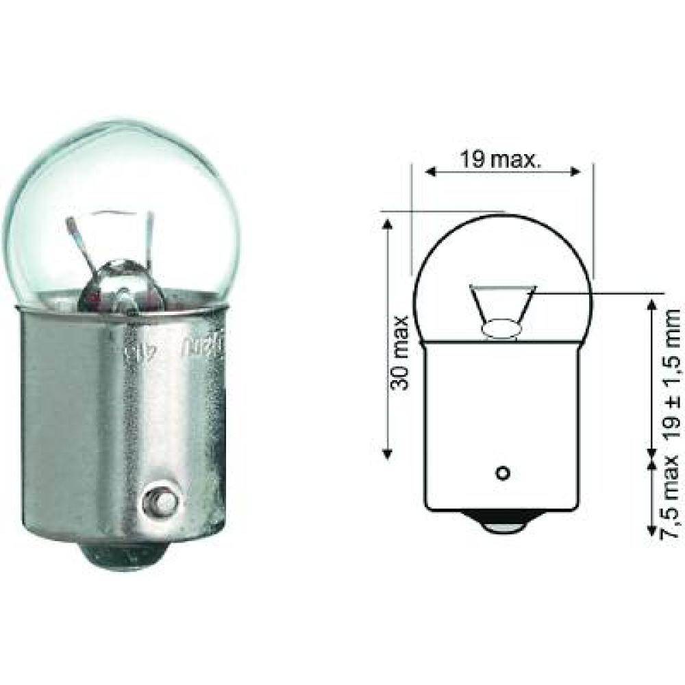 N0177182 R5W 12V 5W BA15s R5W Glühlampe Halogen LID10059