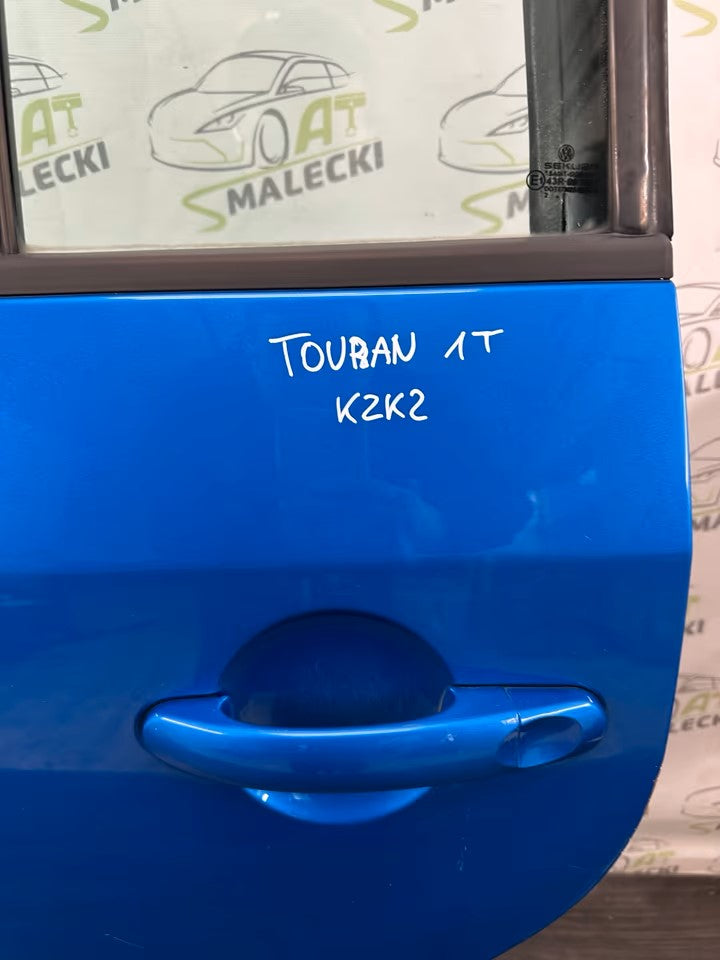 Türe Tür Hinten Links Vw Touran 1T Modelle Farbe K2K2 Blau
