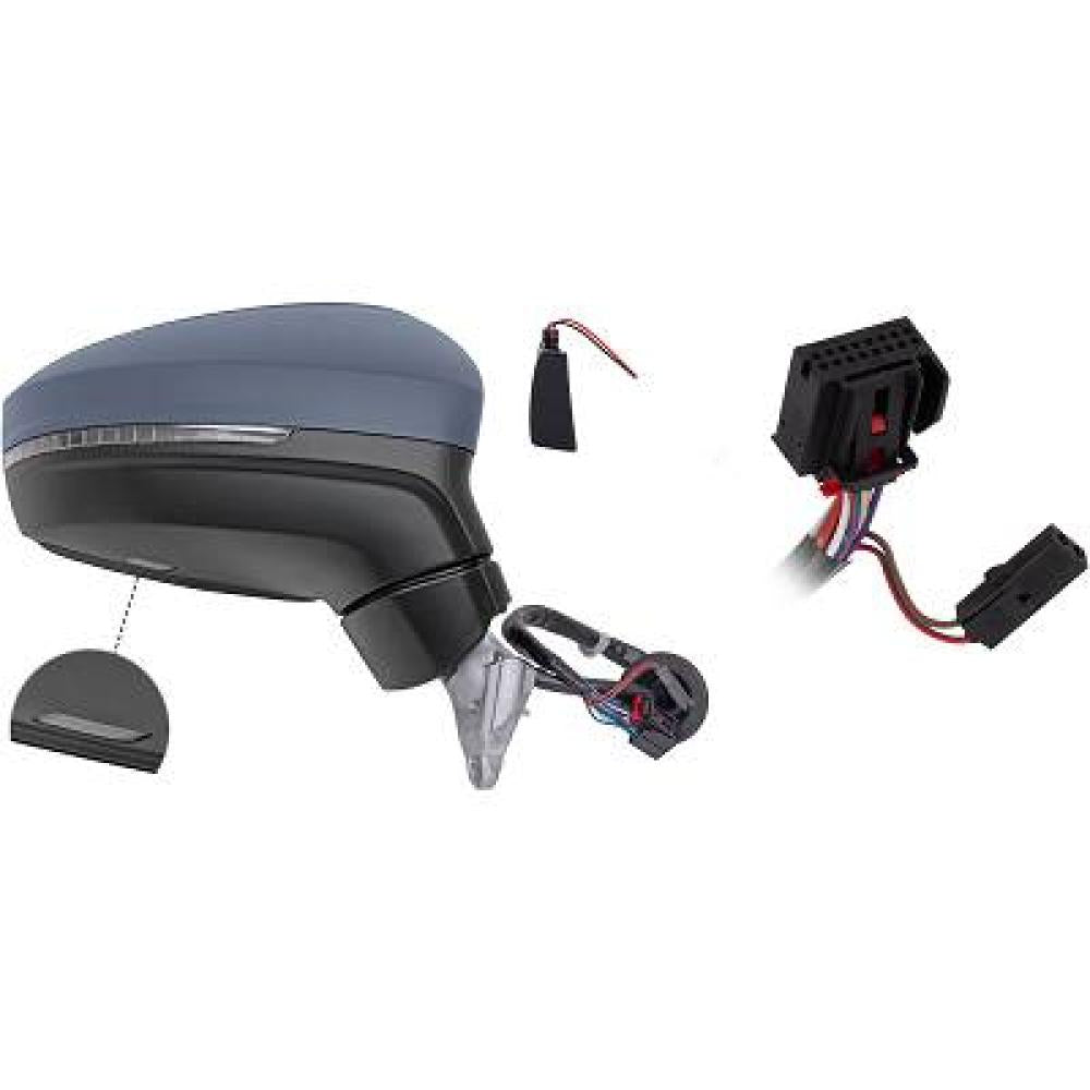 5NB857508G 9B9 SPIEGEL RE. TIGUAN, 16-23 GRUND; 13+2-PIN 2256524