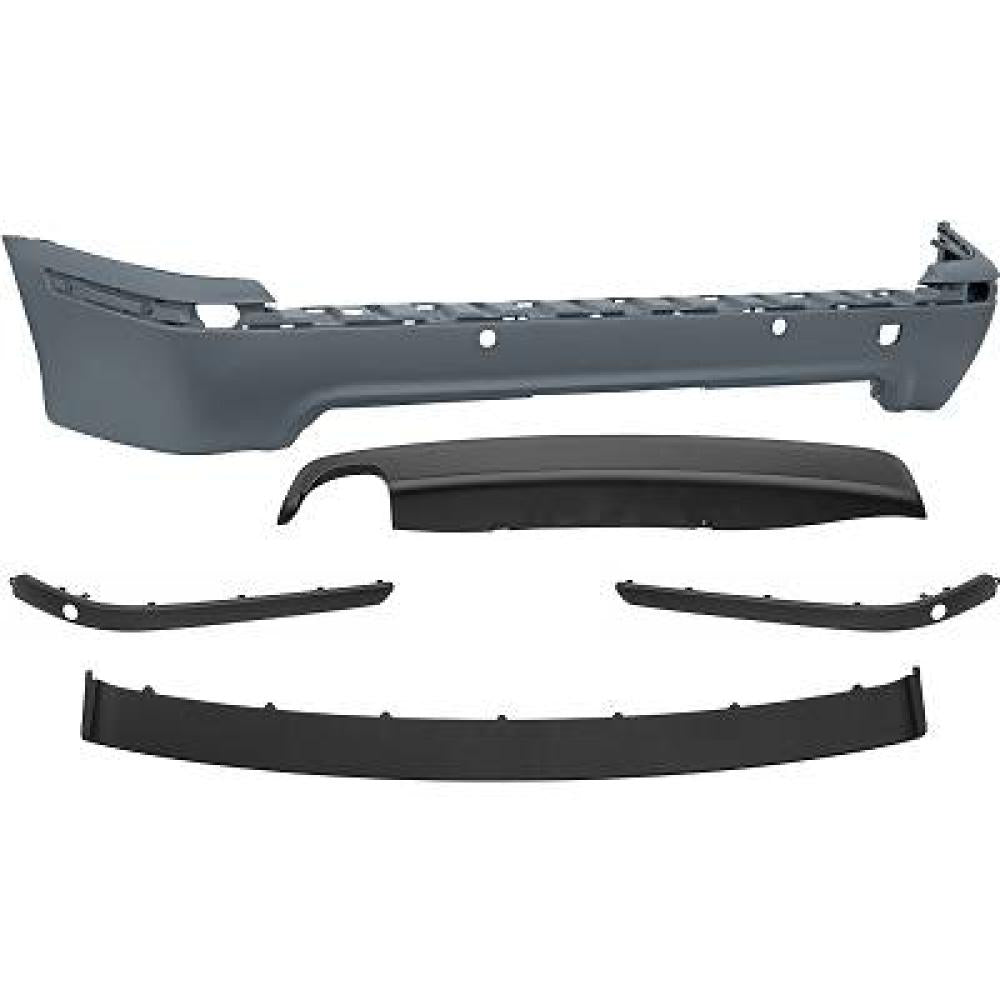 DESIGNSTOßST.HINT. E39, 95-03 KPL. MIT LEISTEN 1223856