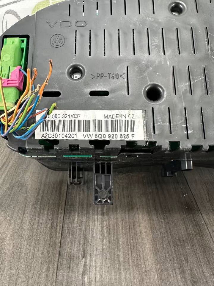 6Q0920825F Tacho Kombiinstrument Vw Polo 9N3 1,4 Tdi Diesel