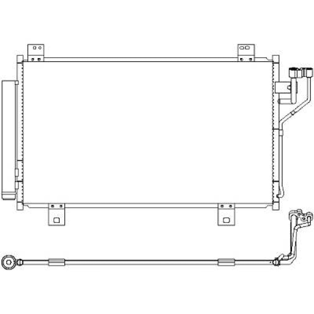 GHR161480 KONDENSATOR MAZDA 6 2.0/2.5 2013- DCC1678