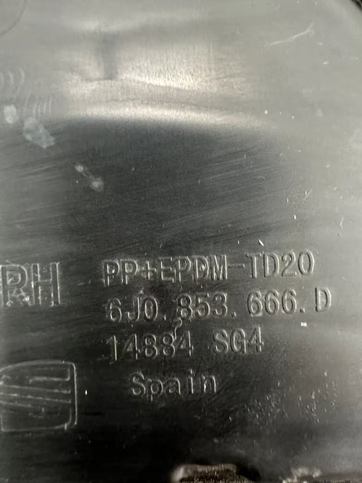 6J0853666D Stoßstangengitter Rechts Seat Ibiza 6J