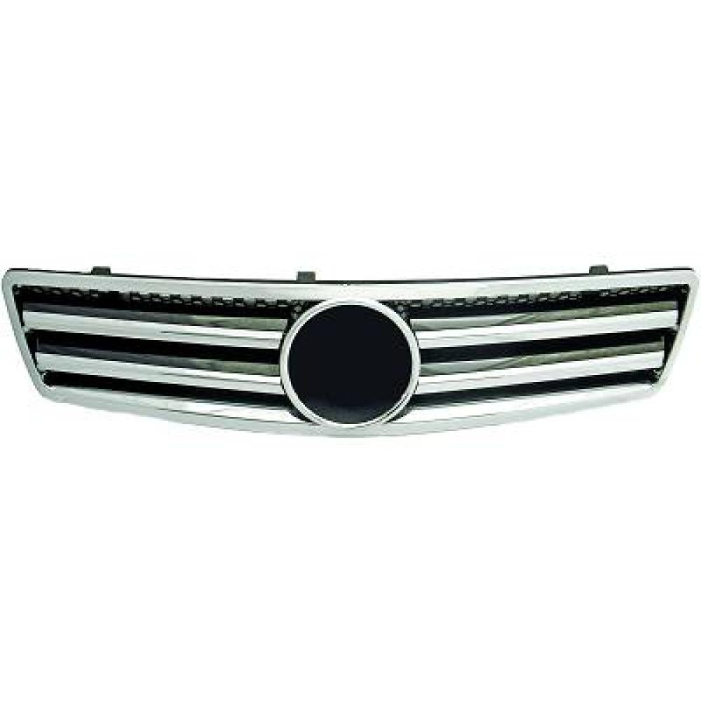 KÜHLERGRILL KPL. DB W129, 89-98 CHROM/SCHWARZ 1609240