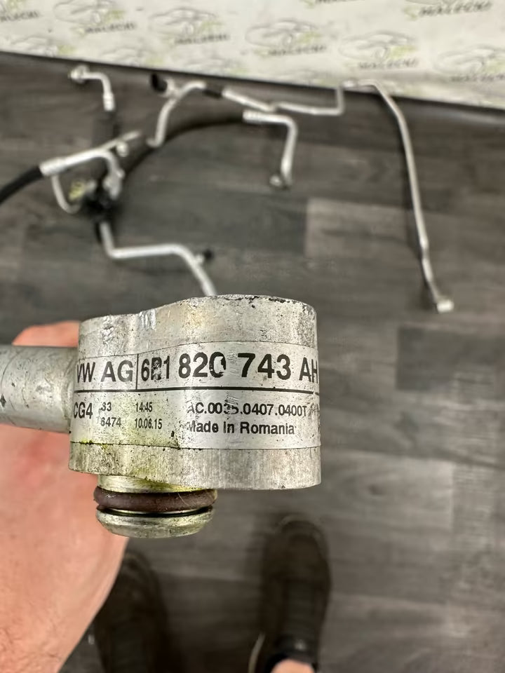Klimaleitung Klima Schlauch Set Komplett Vw Polo 6R 1,2 CGP
