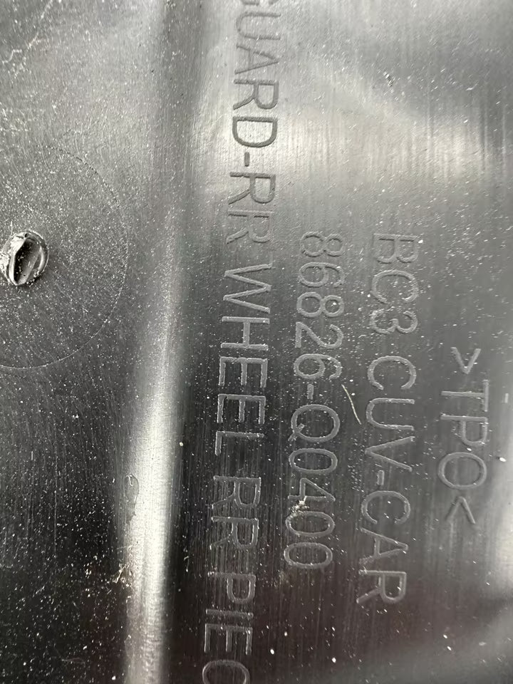 86826-Q0400 Radhausschale Hinten Rechts Hyundai Bayon