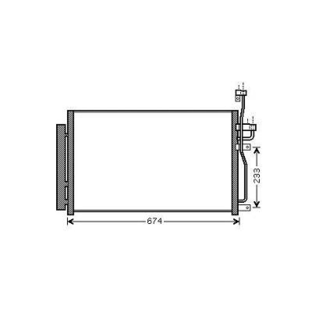 20759647 KONDENSATOR OPEL ANTARA 05/2006 2,0TD DCC1732