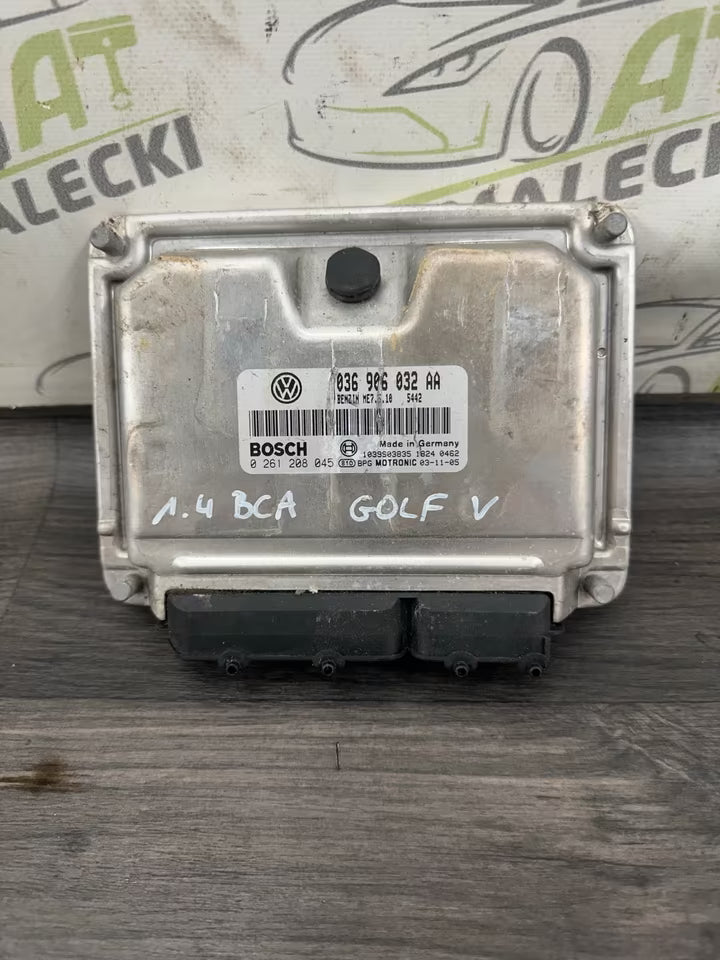 036906032AA Motorsteuergerät ECU VW Golf V 1.4 BCA