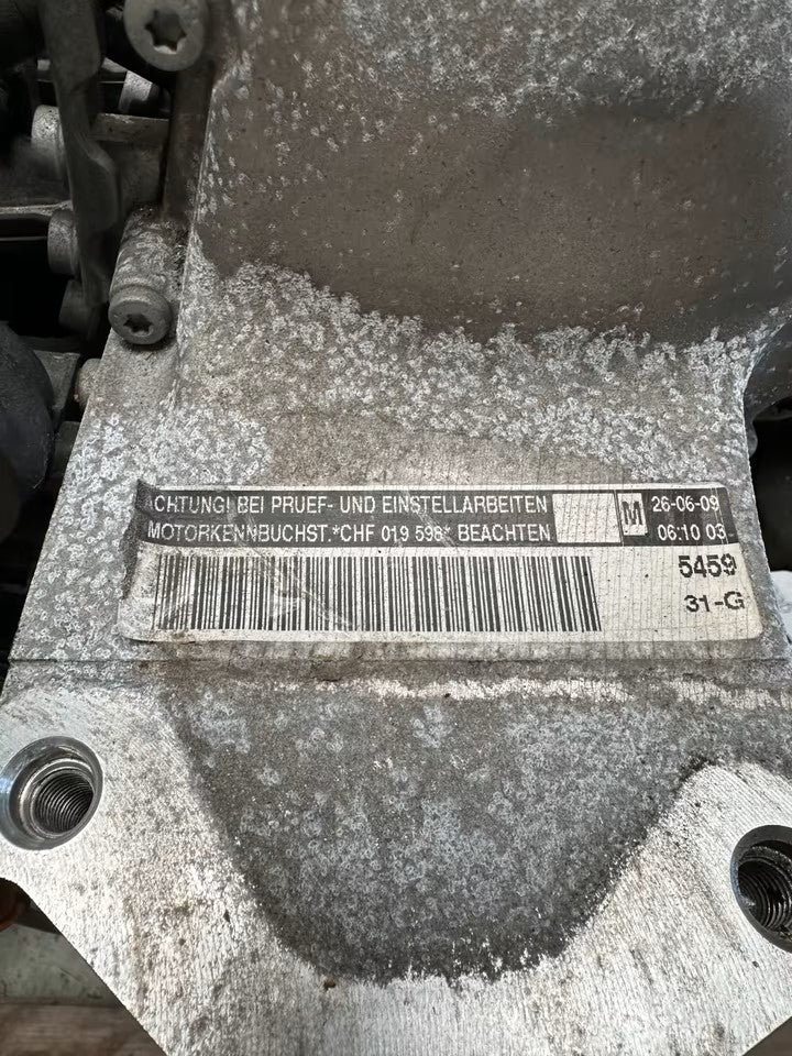 CHF CHFA CHFB engine 1.2 petrol 44Kw 60Ps engine VW Seat Skoda