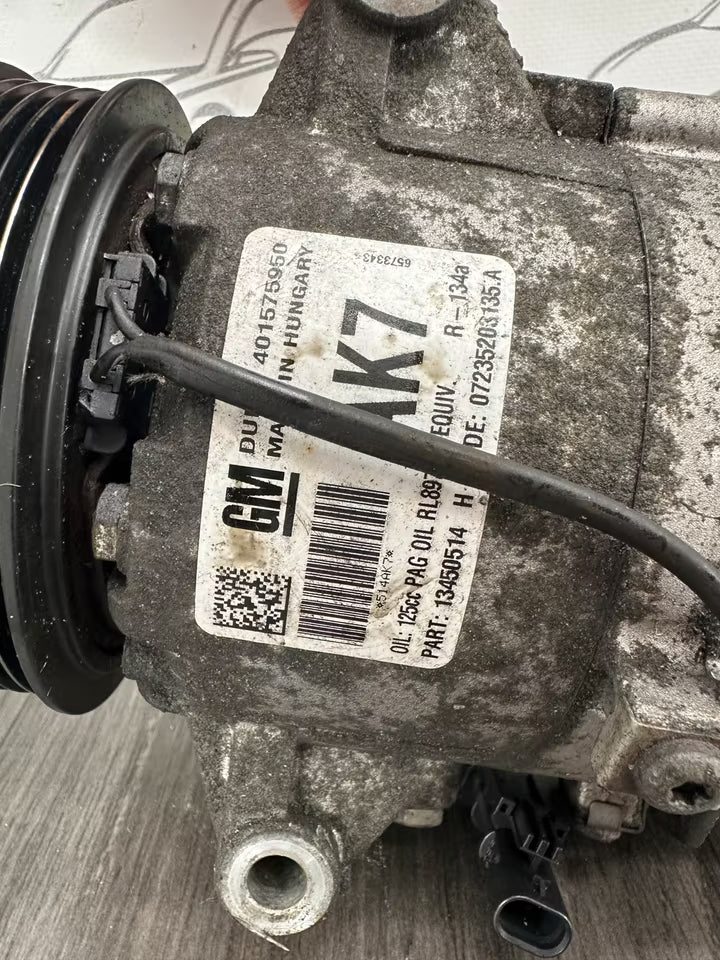 13450514H 401575950 Klimakompressor Opel Zafira C Meriva B Astra