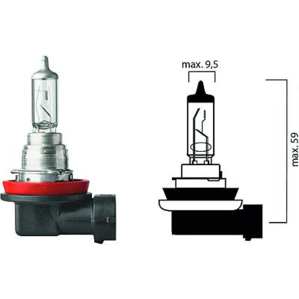nan H16 12V 19W PGJ19-3 H16 Glühlampe Halogen LID10022