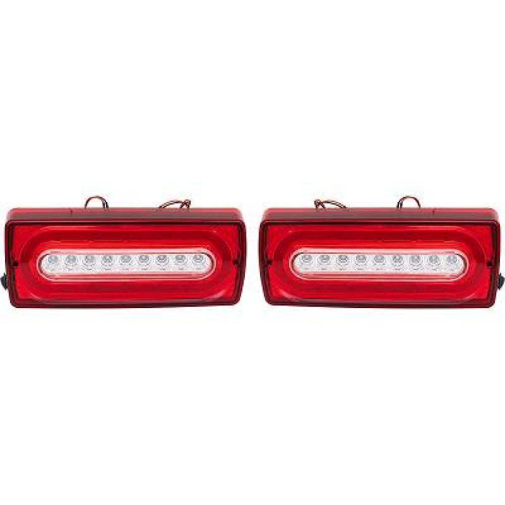 A4638201964 DESIGNRÜCKL. SET W463, 99-18 LED; ROT/KLAR, 1695395