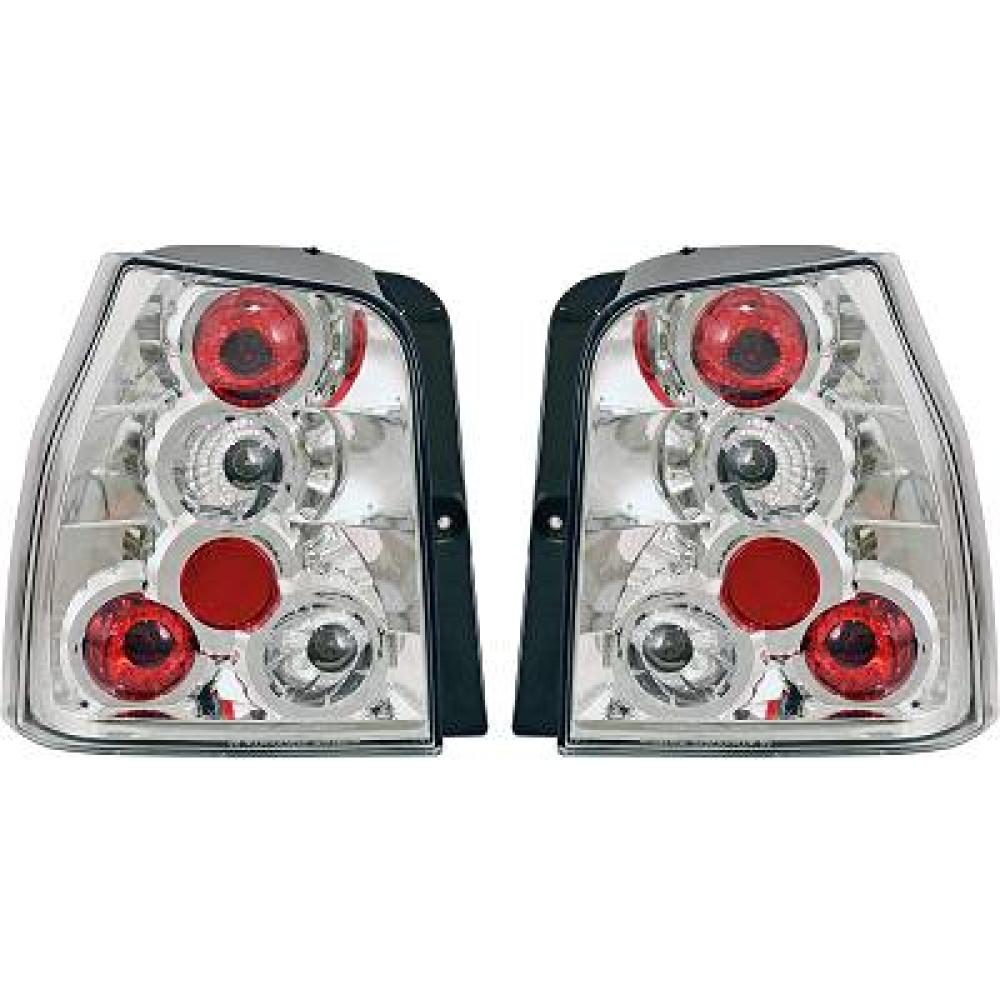 nan DESIGNRÜCKLAMP. SET LUPO, 97-00 KLARGLAS/CHROM 2208195