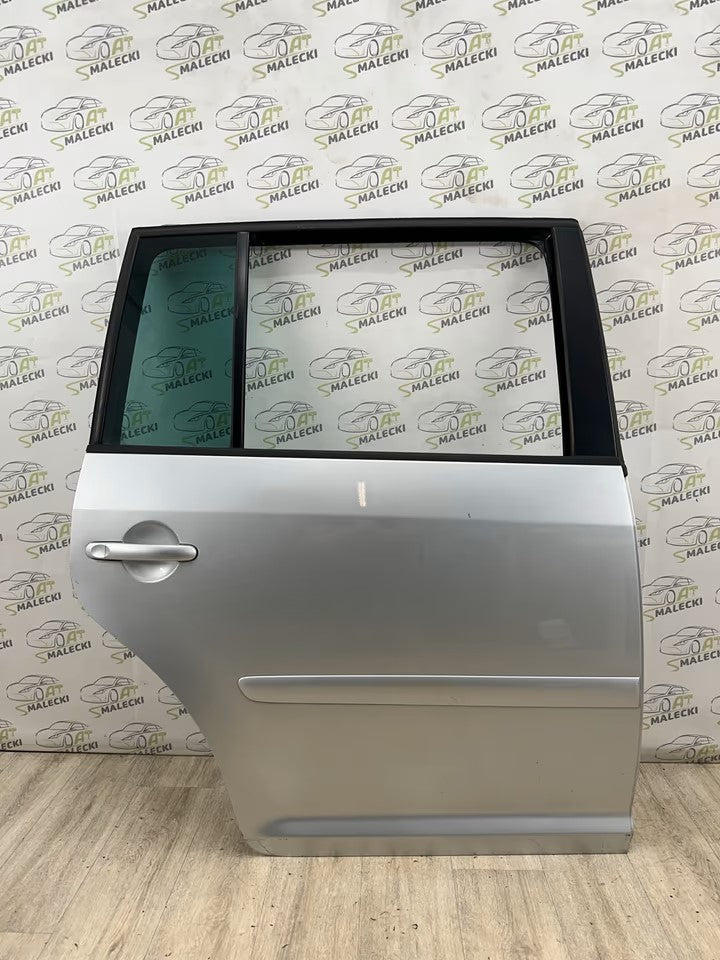 Türe Tür Hinten Rechts Vw Touran 1T Modell Farbe LA7W Silber