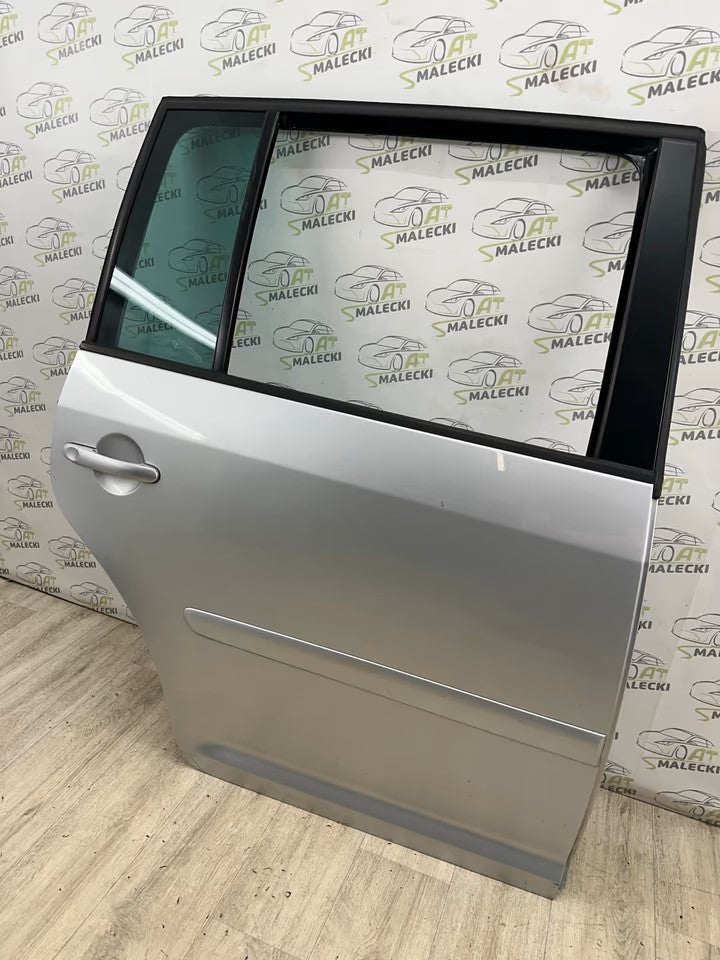 Türe Tür Hinten Rechts Vw Touran 1T Modell Farbe LA7W Silber