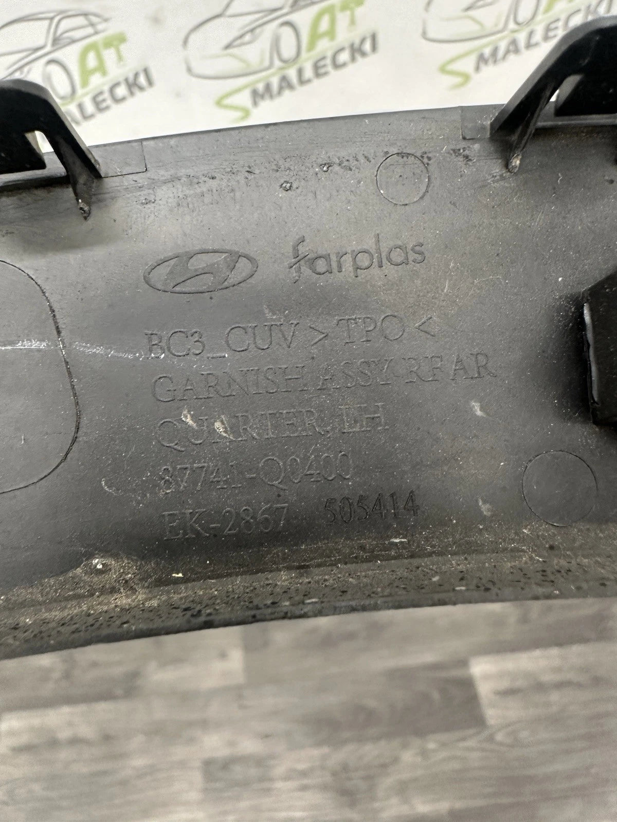 87741-Q0400 Kotflügelverbreiterung Hinten Links für Hyundai