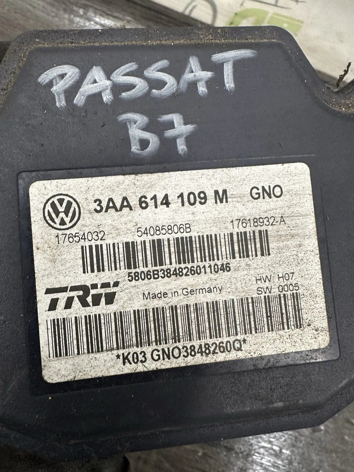 3AA614109M ABS Hydraulikblock VW Passat B7 3AA 614 109 M