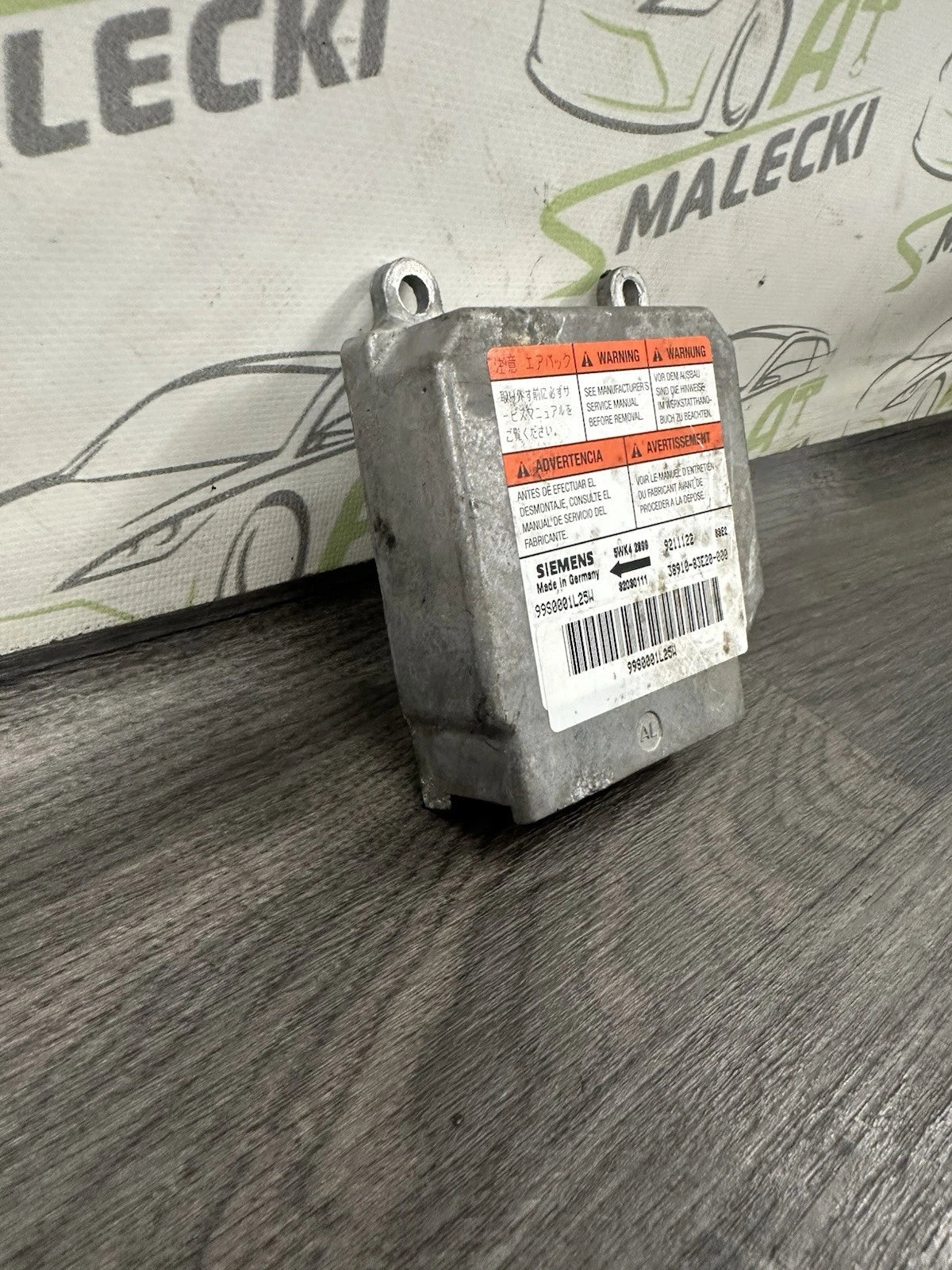 9211122 Airbag Steuergerät Opel Agila A Modelle 99S0001L25W
