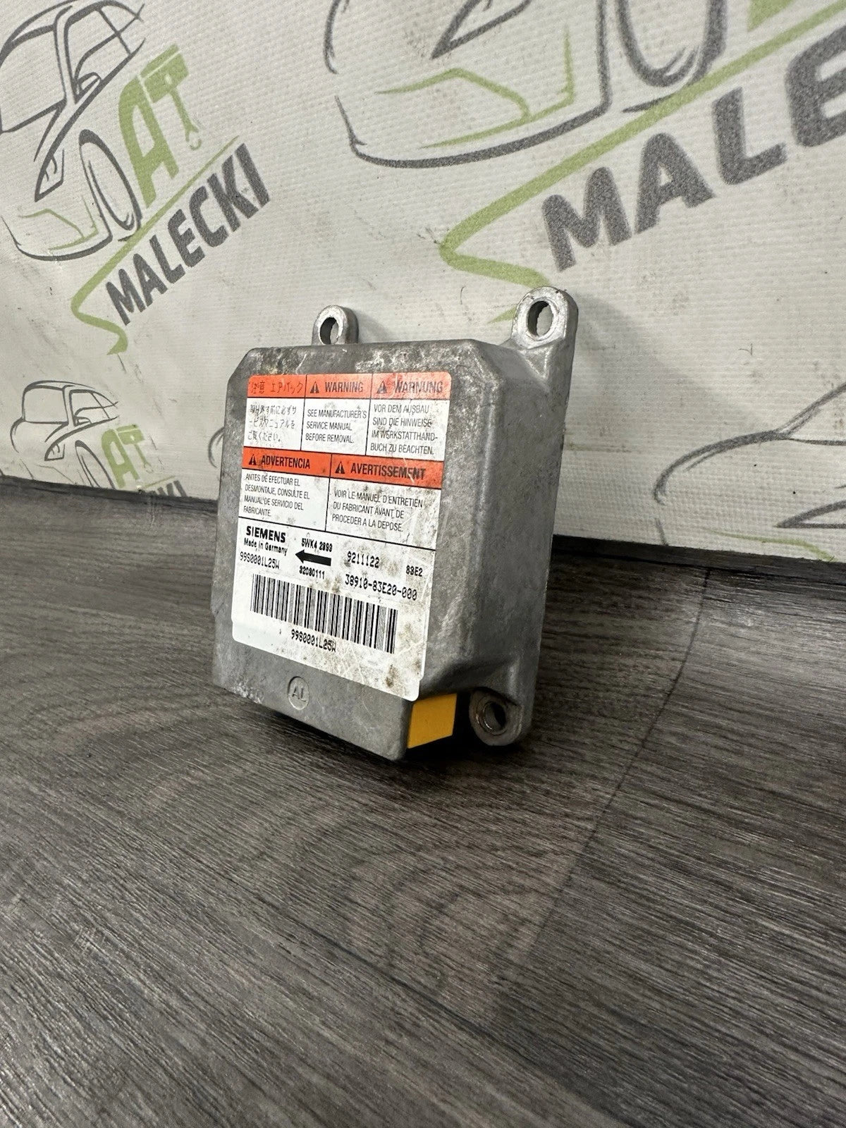 9211122 Airbag Steuergerät Opel Agila A Modelle 99S0001L25W