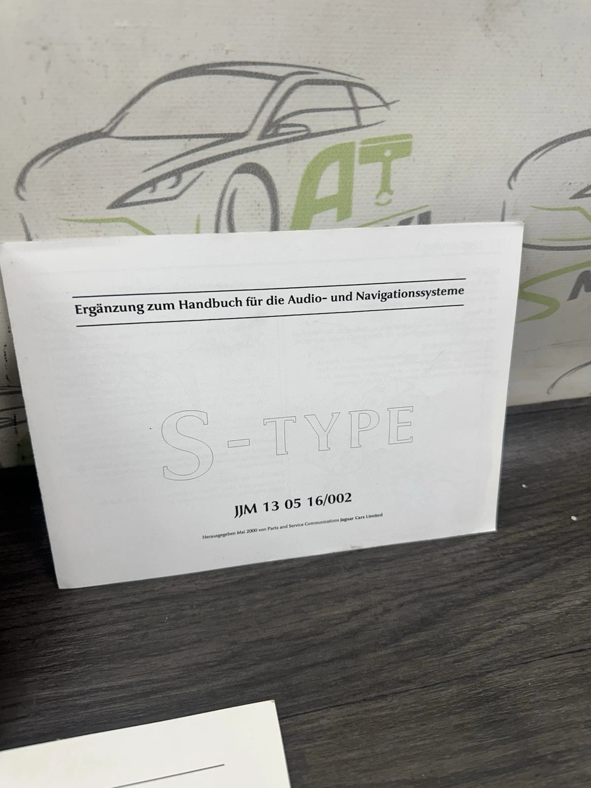Bordmappe Betriebsanleitung Für Jaguar S-Type 4.0L V8 Ausgabe Juli 2000