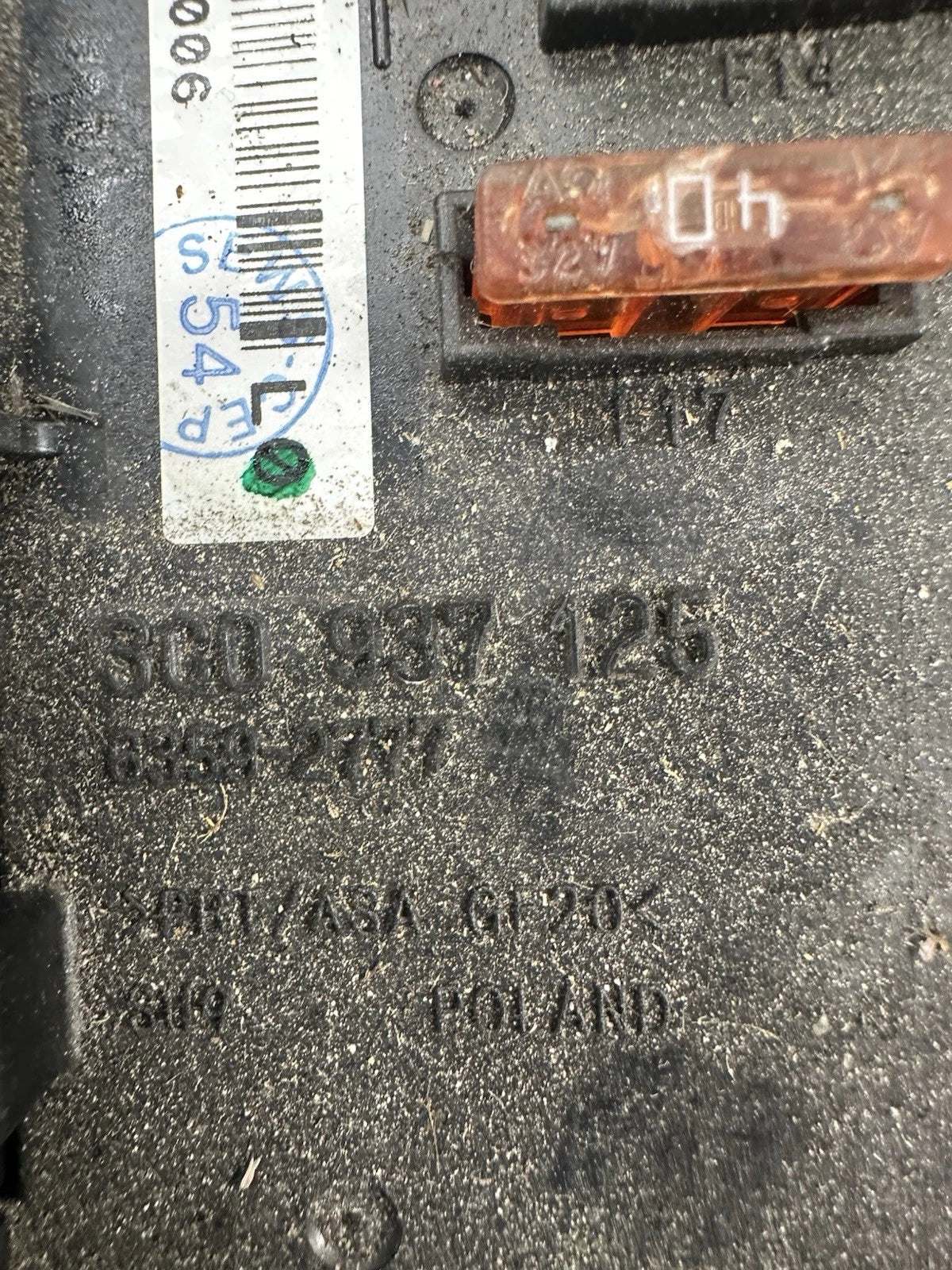 3C0937125 Sicherungskasten Zentralelektrik VW Passat 3C