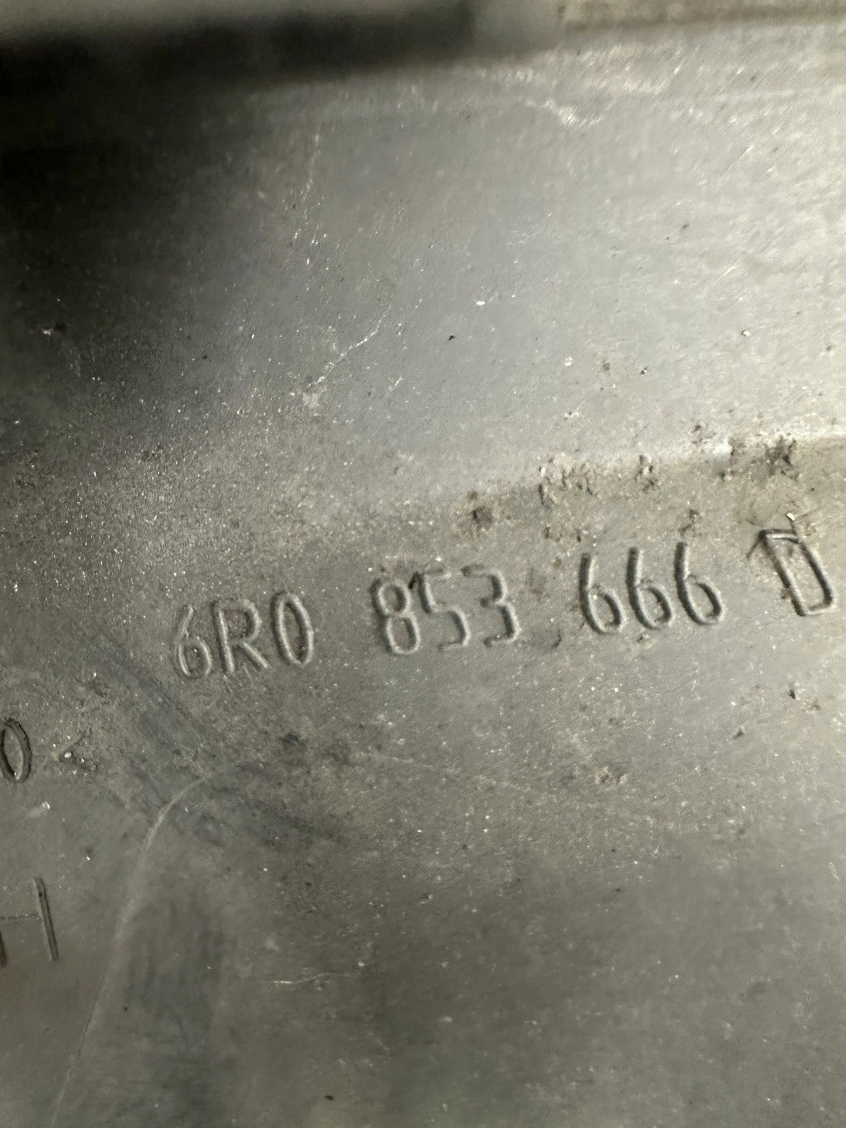 6R0853666D Nebelscheinwerfer + Verkleidung Rechts VW Polo 6R