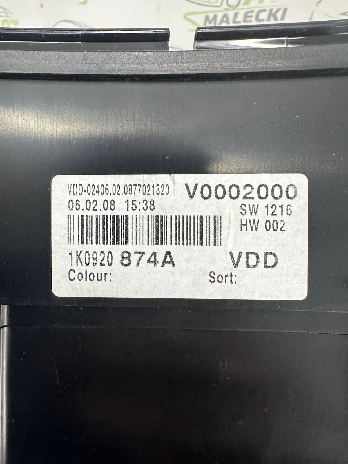 1K0920874A Tacho Kombiinstrument VW Golf V 1.4 TSI Modelle 1K0 920 874 A