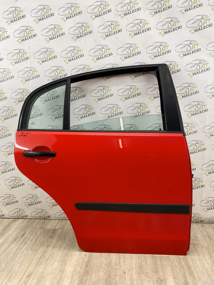 Door Rear Right Vw Polo 9N Notchback Sedan Color LP3G Red