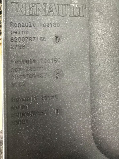 8200953547 Motorabdeckung für Renault Megane III RS