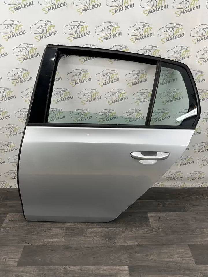 Türe Tür Hinten Links Vw Golf VI 6 5K Modell Farbe LA7W Silber