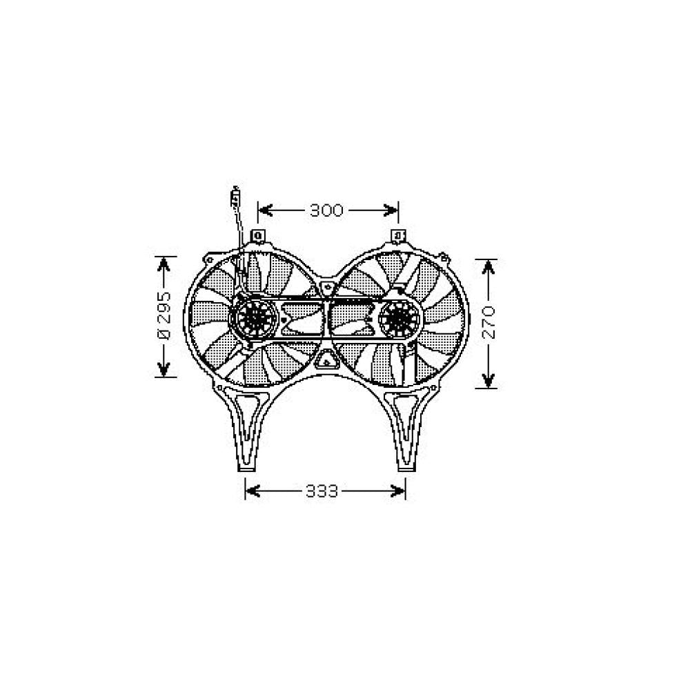 A0015001693 LÜFTER LÜFTER  MERCEDES DCL1017