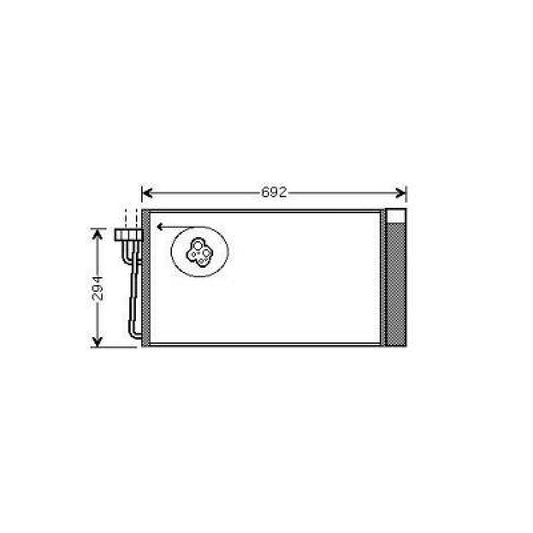 64508381362 KONDENSATOR BMW 5er E60/E61 Diesel DCC1566