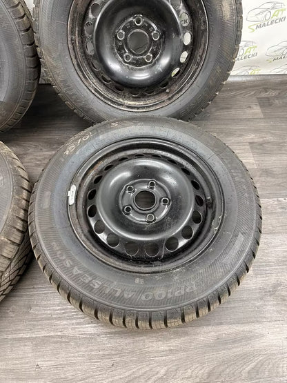 195 65 R15 Kompletträder 7mm DOT 2124 Vw Audi Seat Skoda 5x112