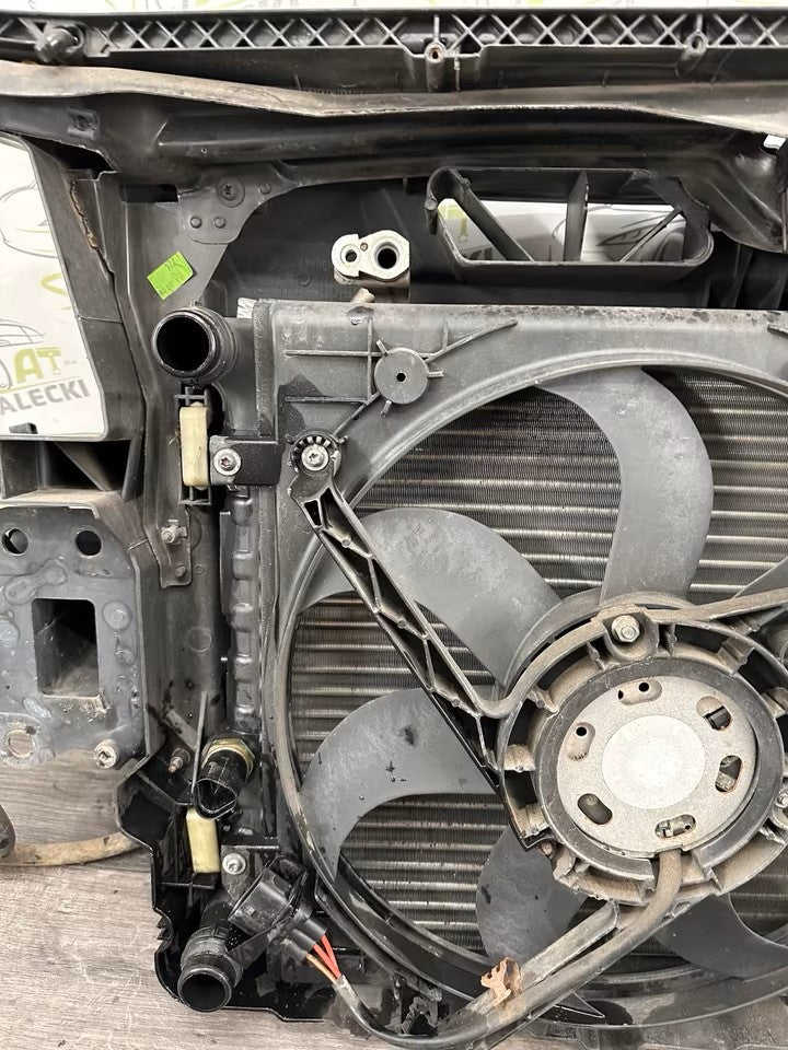 Lock carrier front mask complete Vw Polo 9N3 1.2 with air conditioning