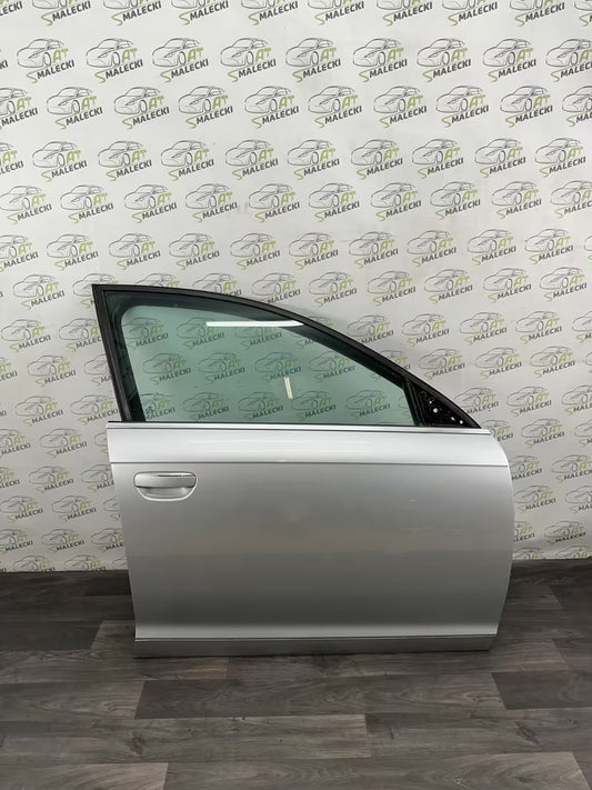 Türe Tür Vorne Rechts Audi A6 4F C6 Modell LY7W Silber metallic