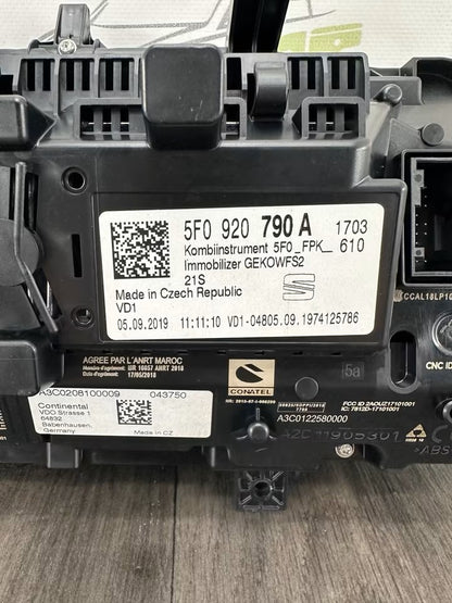5F0920790A Tacho Virtual Cockpit Seat Ateca Leon Modelle 5F 2019