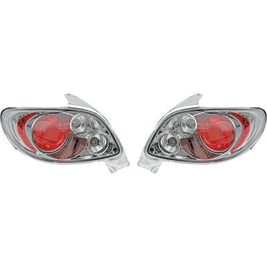 nan DESIGNRÜCKLAMPEN SET  206, 98-05         KLARGL/CHROM 4225095