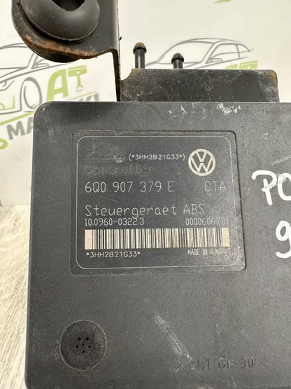 6Q0907379E 6Q0614117C Abs Block Hydraulik Block Vw Polo 9N