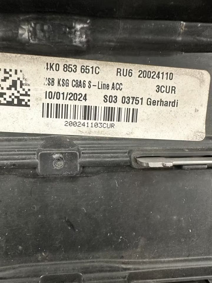 Stoßstange Vorne Kühlergrill Grill Audi A6 4K C8 4K0807437